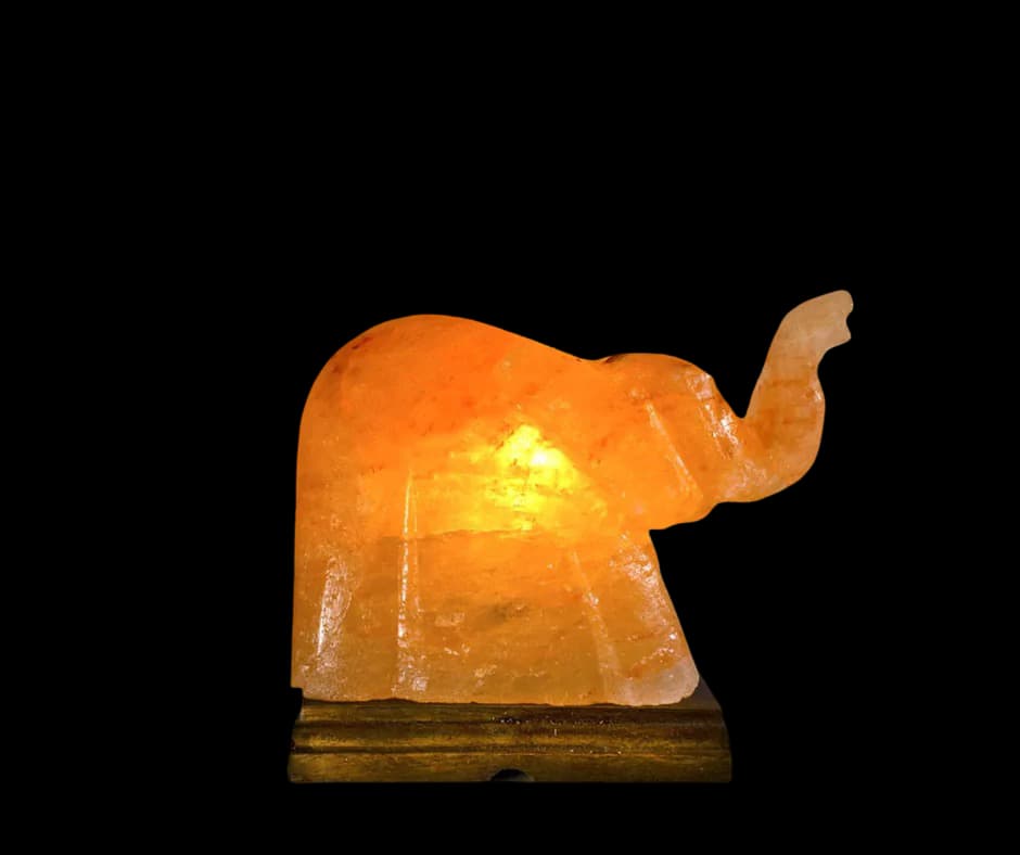 Elephant Salt Lamp by SM Salt