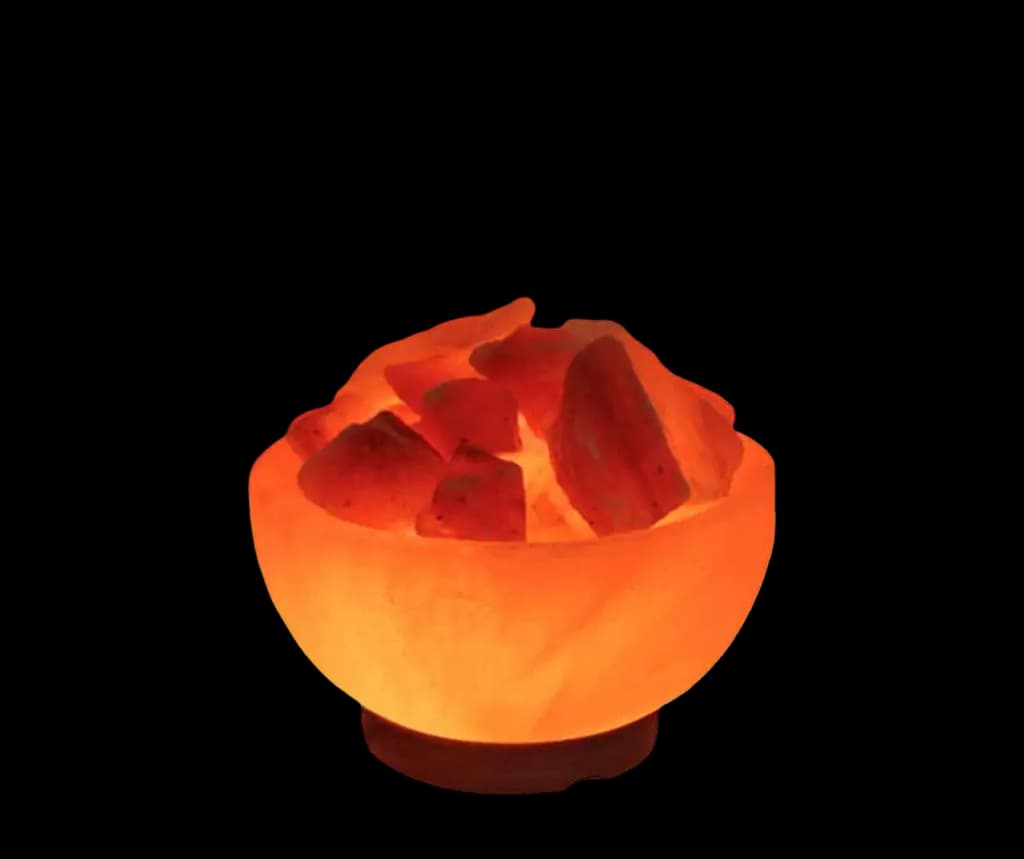 Fire Bowl Chunks Salt Lamp by SM Salt