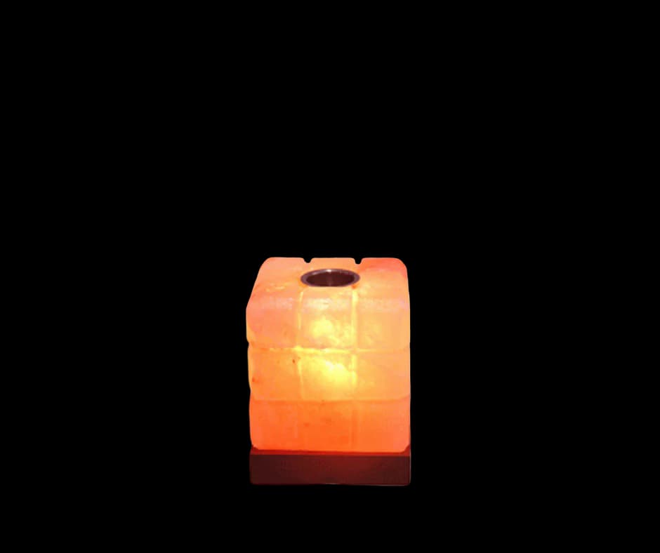 Line Cube Aroma Salt Lamp by SM Salt