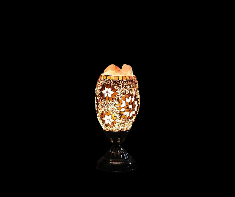 Mirror Glass Salt Lamp by SM Salt
