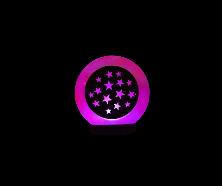 3D stars wooden Usb Salt Lamp by SM Salt