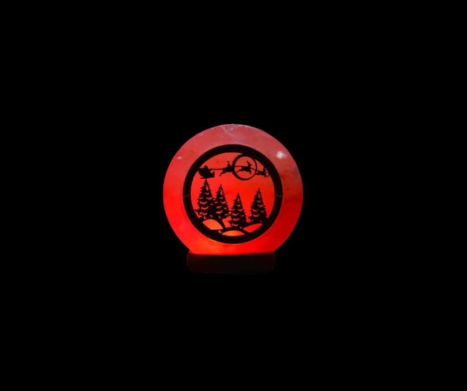 3d Christmas wooden Tree Usb Salt Lamp by SM Salt