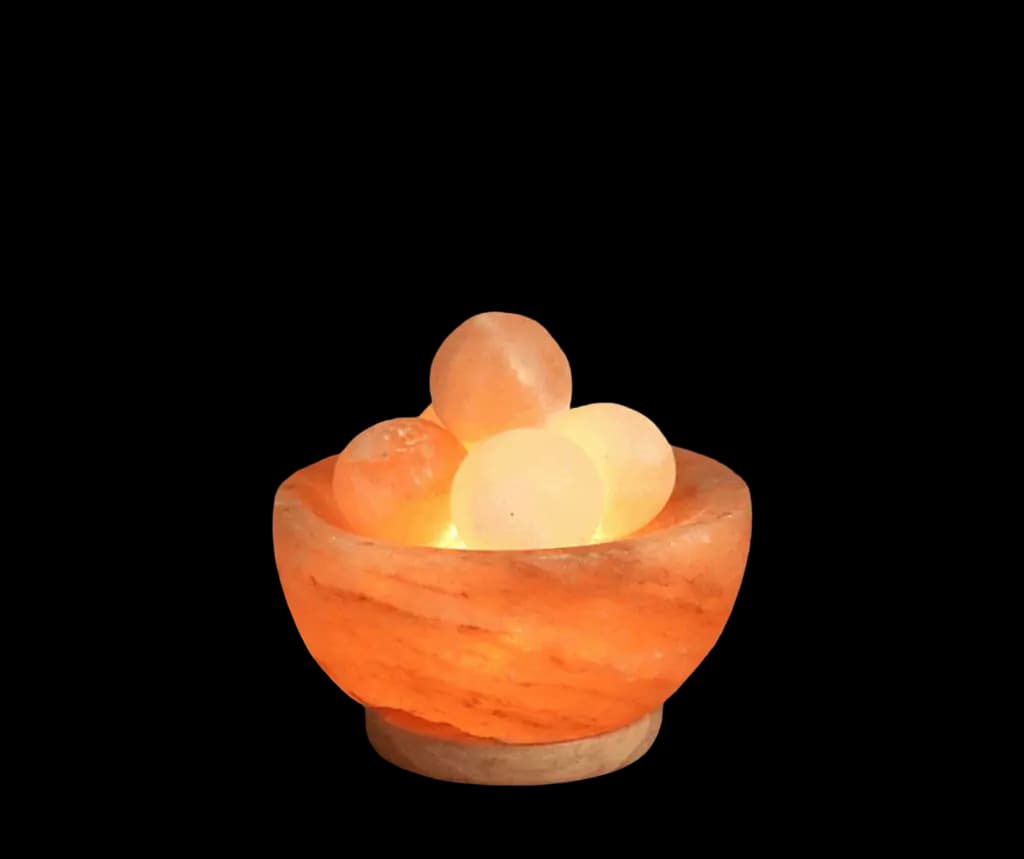 Ball Fire Bowl Salt Lamp by SM Salt