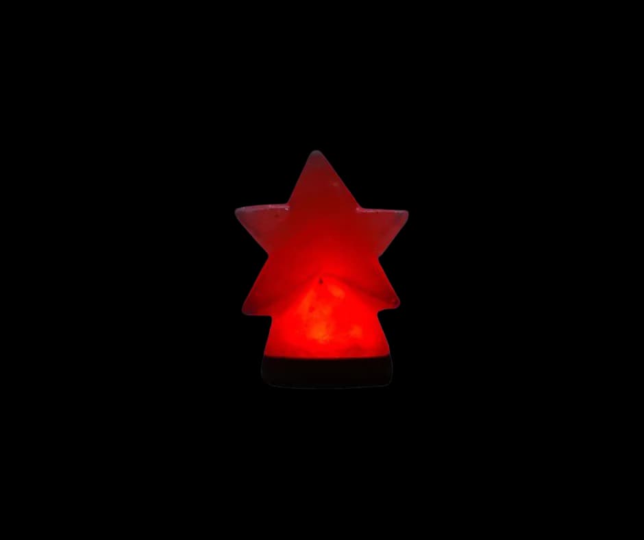 Christmas wooden Usb Salt Lamp by SM Salt