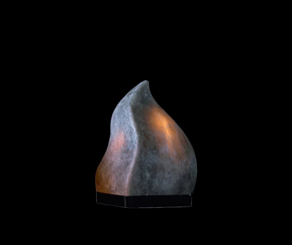 Fire Grey Salt Lamp by SM Salt