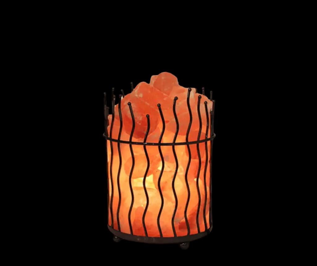 Iron Basket Salt Lamp D3 by SM Salt
