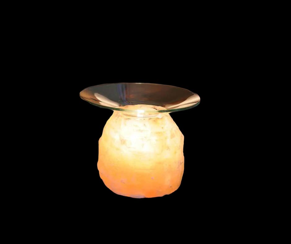 Natural Candle Holder Aroma With Glass by SM Salt
