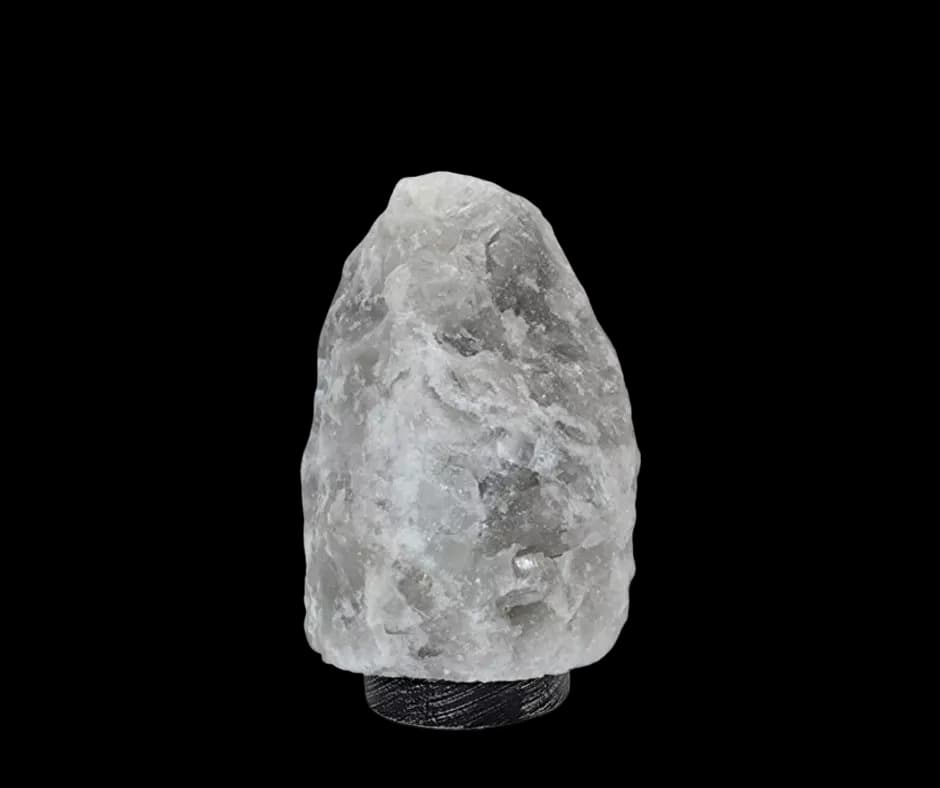 Natural Grey Salt Lamp by SM Salt