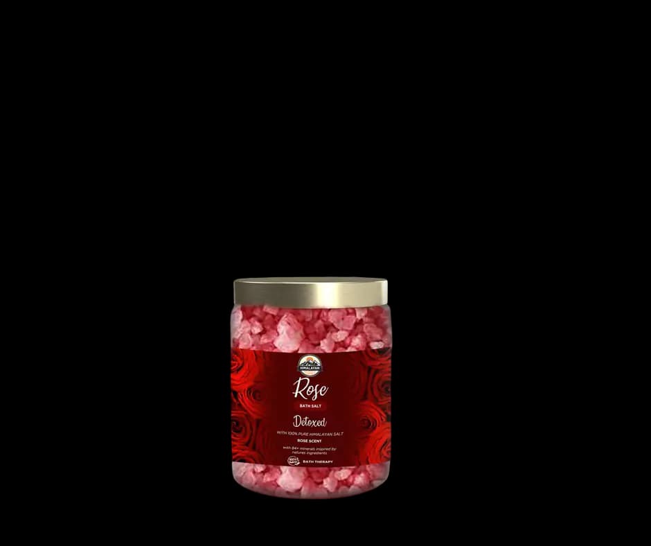 Rose Fragrance Bath Salt small by SM Salt