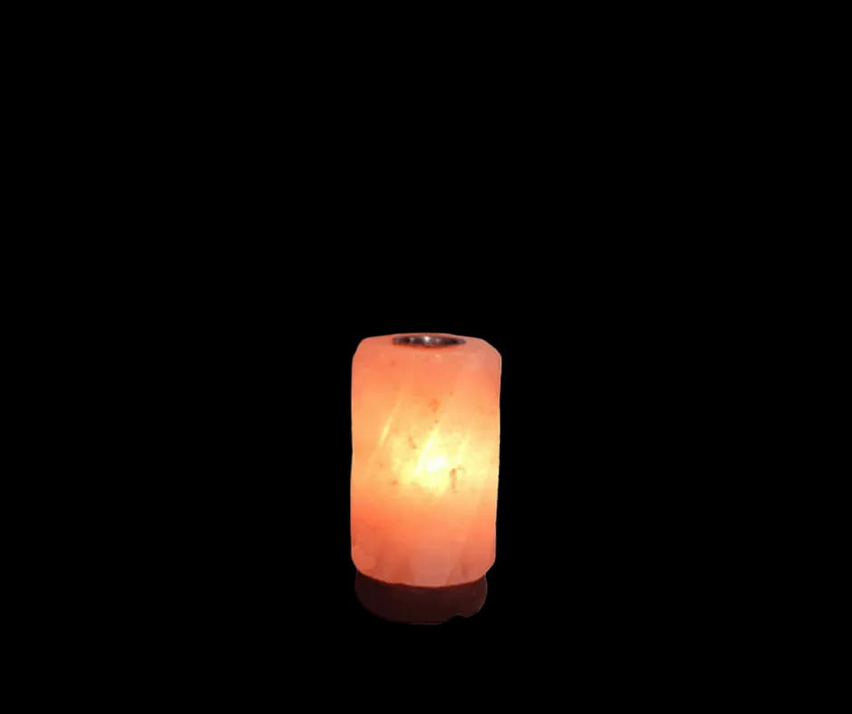 Twisted Cylinder Aroma Salt Lamp by SM Salt