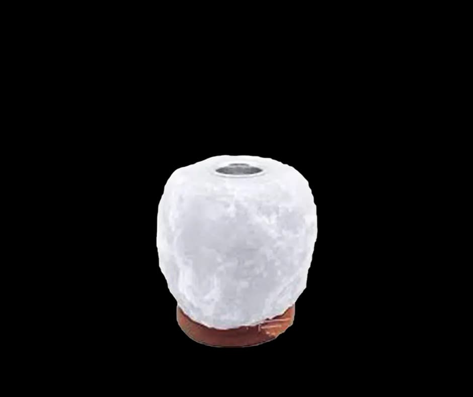 White Aroma Salt Lamp by SM Salt