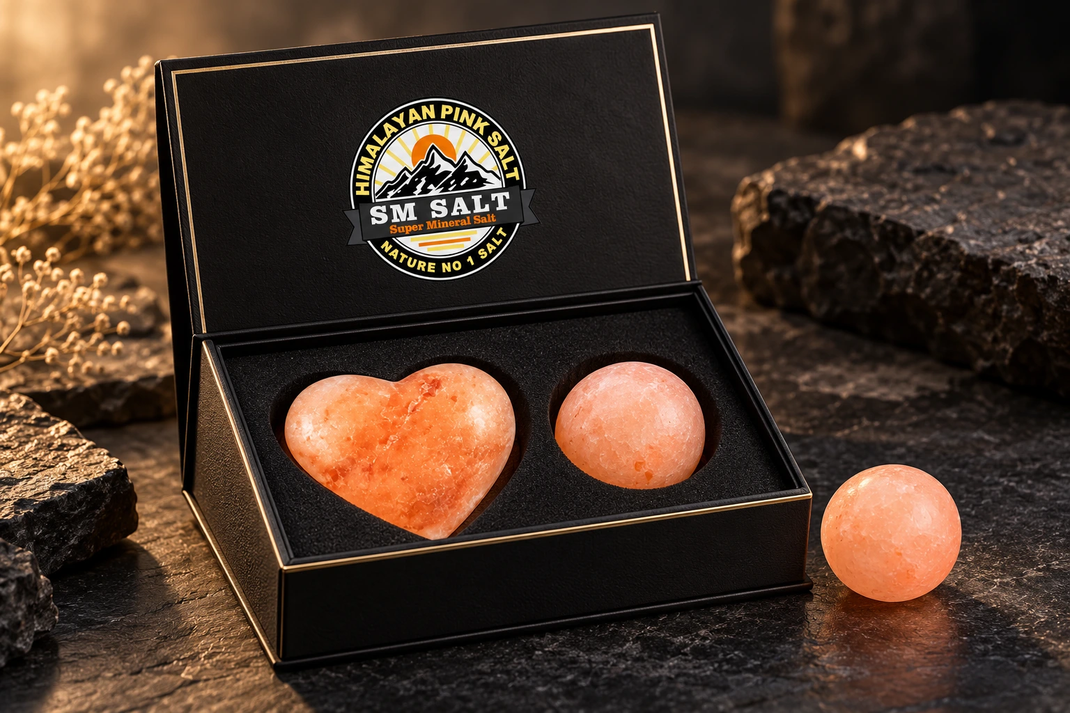 Illustrative packaging direction featuring salt heart and ball; not the final pack for this product