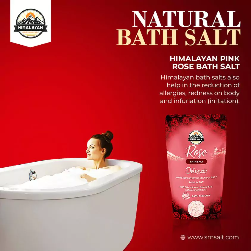 rose bath salts
