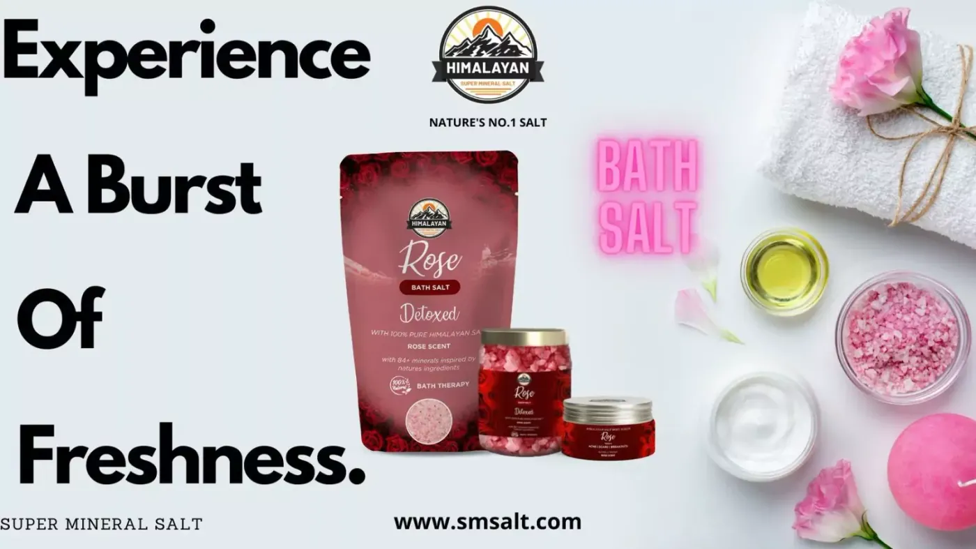 rose salt scrub
